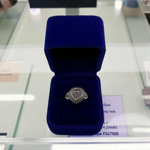 Cargar imagen en el visor de la galería, Anillo de Plata con Cuarzo Rosa - Talla 12
